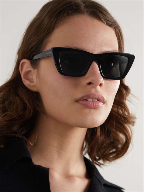 ysl mika sunglasses|ysl mica cat eye sunglasses.